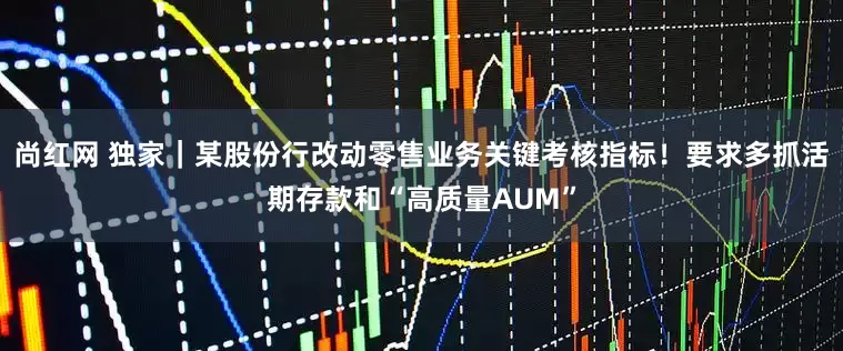 尚红网 独家｜某股份行改动零售业务关键考核指标！要求多抓活期存款和“高质量AUM”