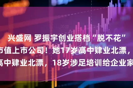 兴盛网 罗振宇创业搭档“脱不花”，入职435亿市值上市公司！她17岁高中肄业北漂，18岁涉足培训给企业家讲课